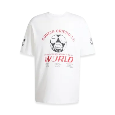 adidas 90s Soccer Graphic Short-Sleeve T-Shirt "White"