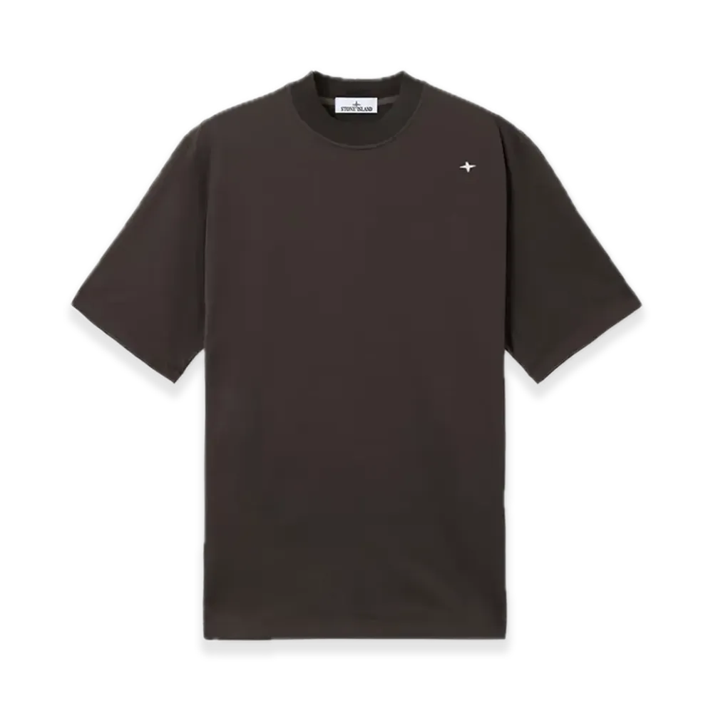 Stone Island Stellina 2100202 60/2 Mercerized Cotton Jersey "Lead Gray"