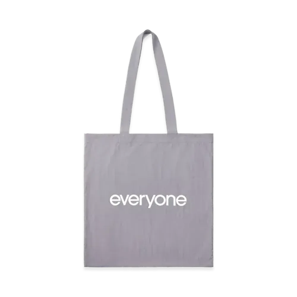 everyone Nylon Logo Tote Bag "Grey"