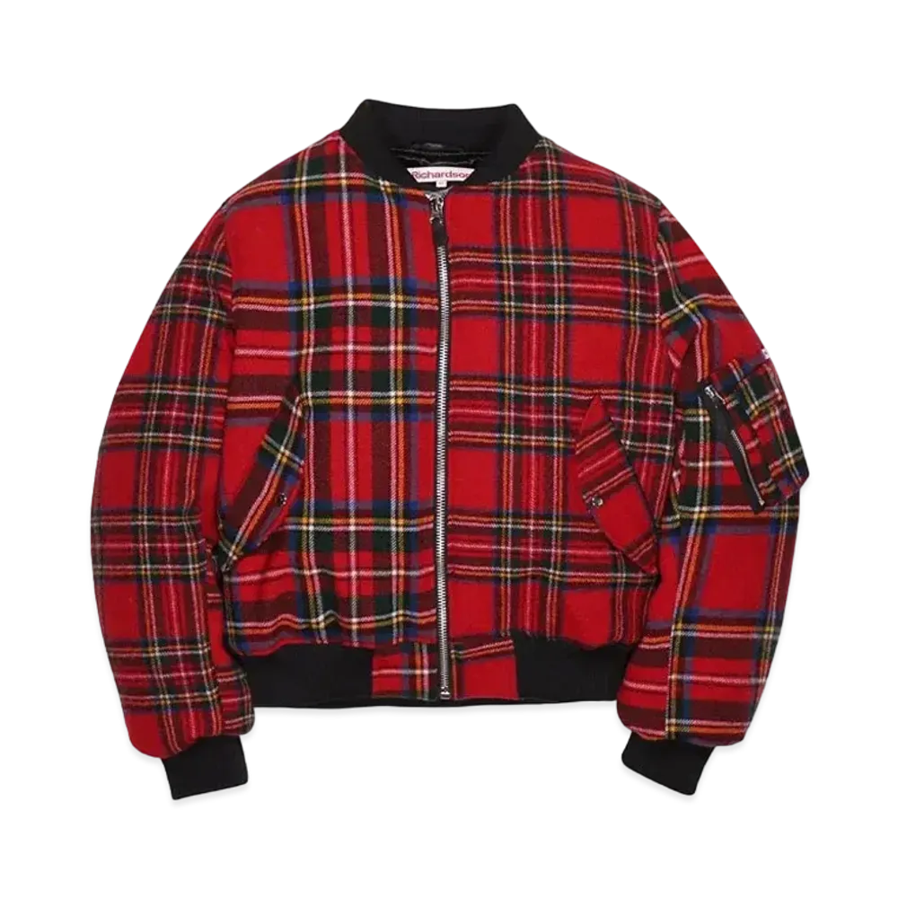 Richardson TARTAN MA-1 BOMBER "Black"