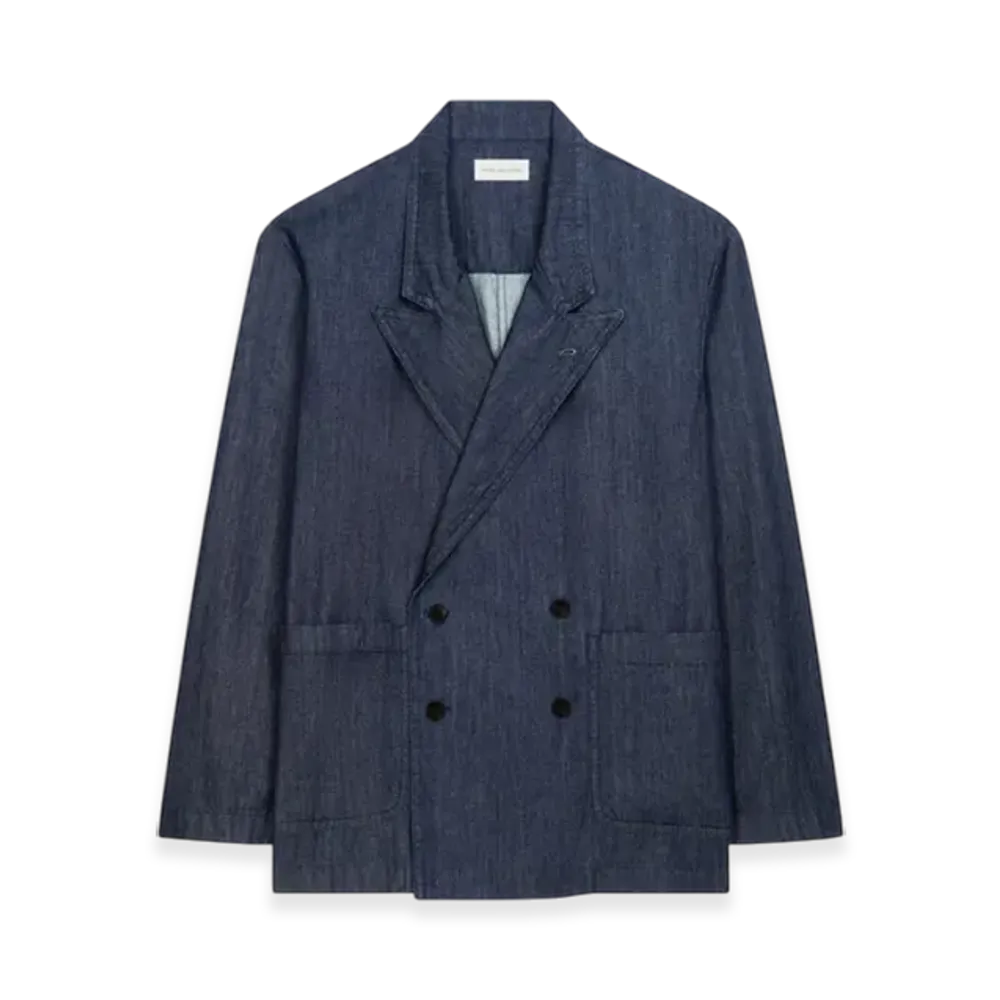 DRIES VAN NOTEN Denim Blazer Shirt "Indigo"