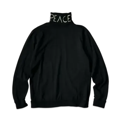 KAPITAL 18.5/- High Neck Long Tee "Black"
