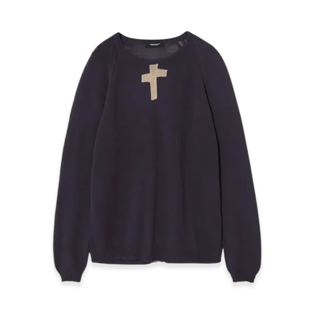 UNDERCOVER Cotton Knit Pullover "Purple"