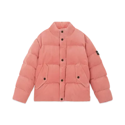 Stone Island 482RT Organic Corduroy 800 Down Dust Colour Frost Finish "Orange"