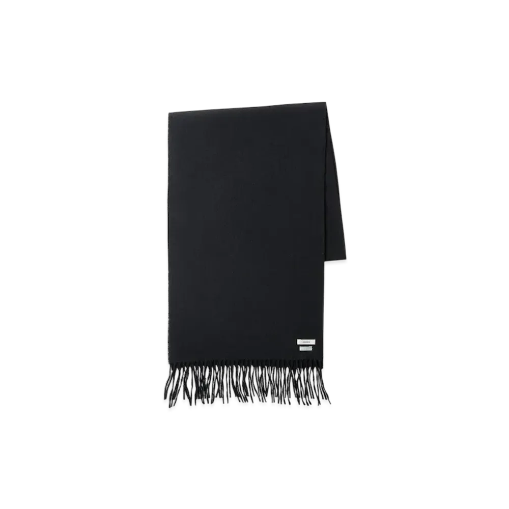 everyone x A.PRESSE Cashmere Scarf "Black"