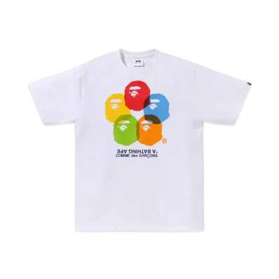 A BATHING APE x COMME des GARCONS OSAKA Tee "White"