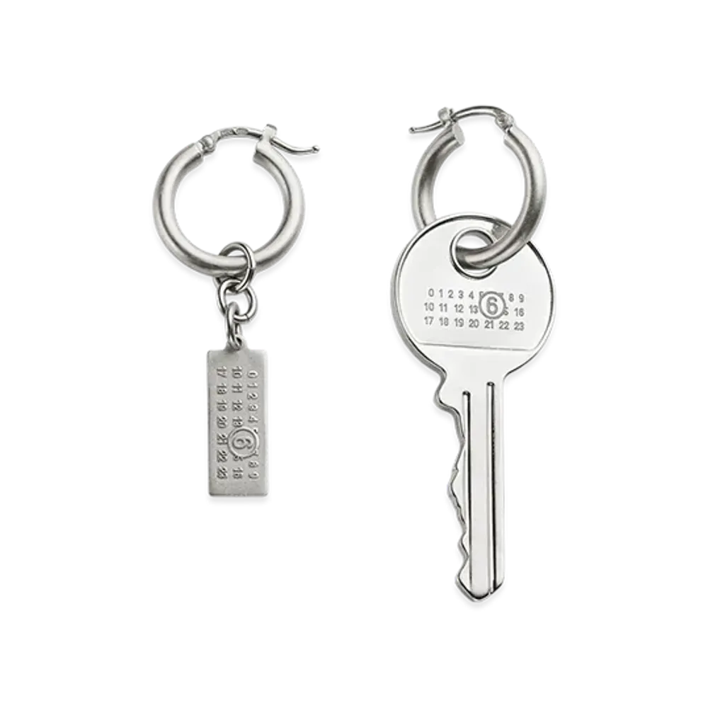 MM6 Maison Margiela Key Earrings "Silver"