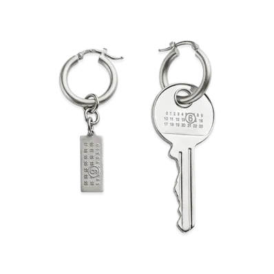 MM6 Maison Margiela Key Earrings "Silver"