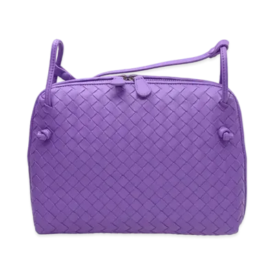 Bottega Veneta Lambskin Crossbody Bag "Purple"