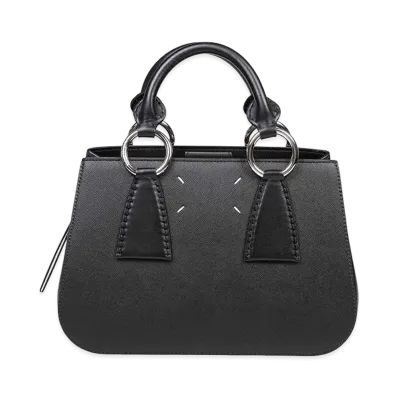 Maison Margiela Women's Hand Bag In Leather "Black"