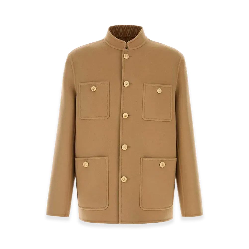 Valentino Wool Blend Jacket "Camel"