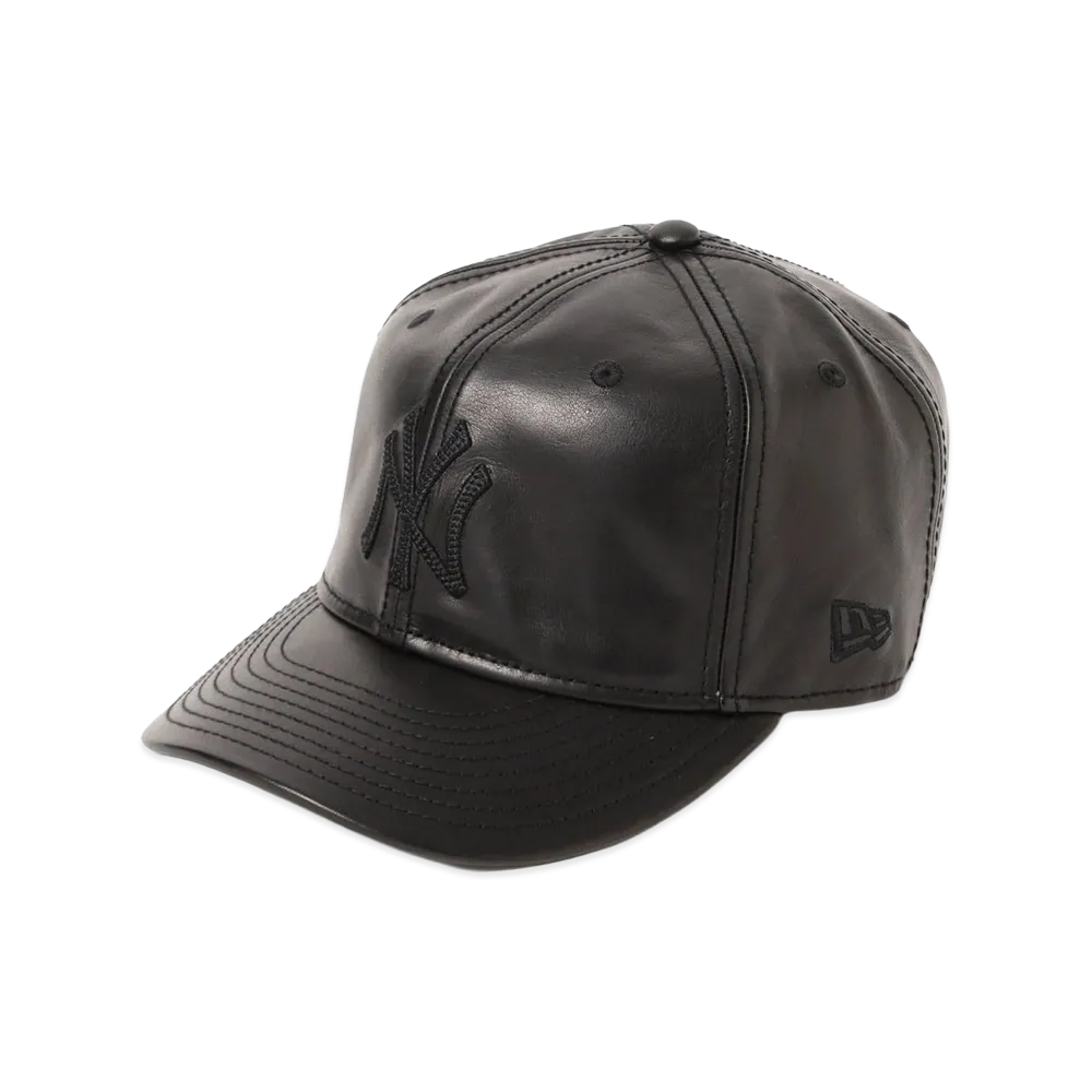 BEAMS x NEW ERA / PC-9Fifty Leather Cap "Black"
