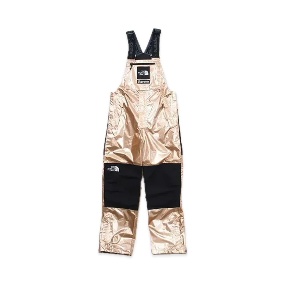 Supreme x The North Face Metallic Mountain Bib Pants "Pink"