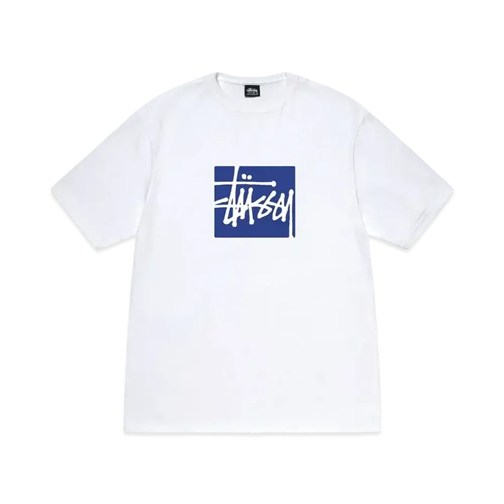 Stussy Stock Box Tee "White"