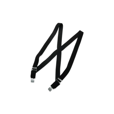 Yohji Yamamoto Pour Homme 40MM WOOLLY ELASTIC BAND X SUSPENDER "Black"
