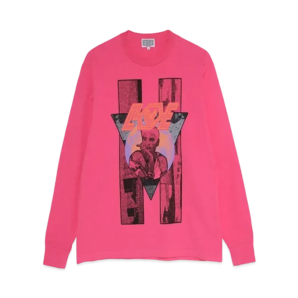 Cav Empt (C.E) RESTING OVERDYE LONG SLEEVE T "Pink"