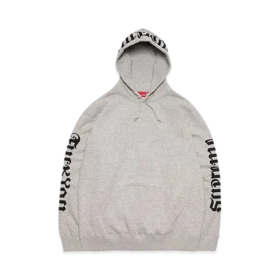 Supreme Ambigram Hooded Sweatshirt "Heather Grey"
