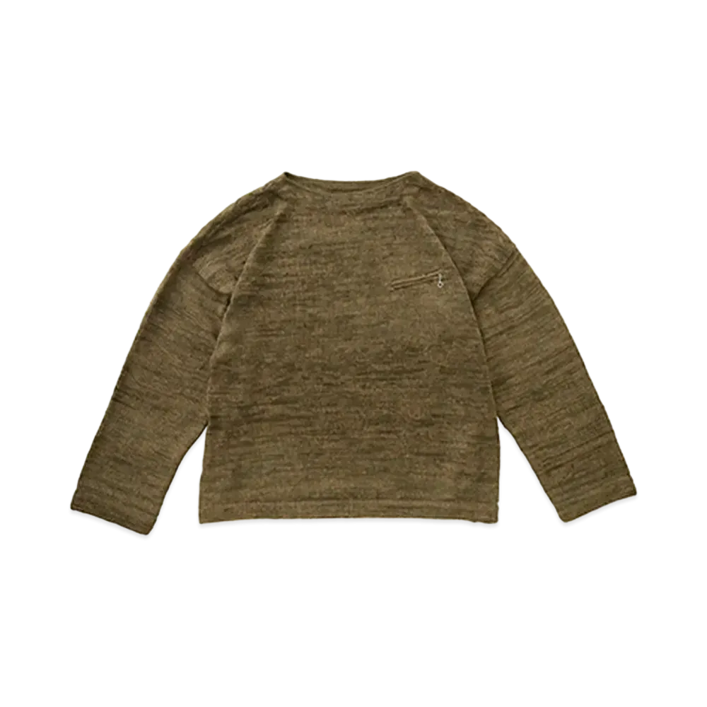 visvim MARIE BOAT NECK L/S "Olive"