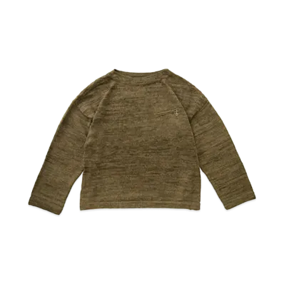 visvim MARIE BOAT NECK L/S "Olive"