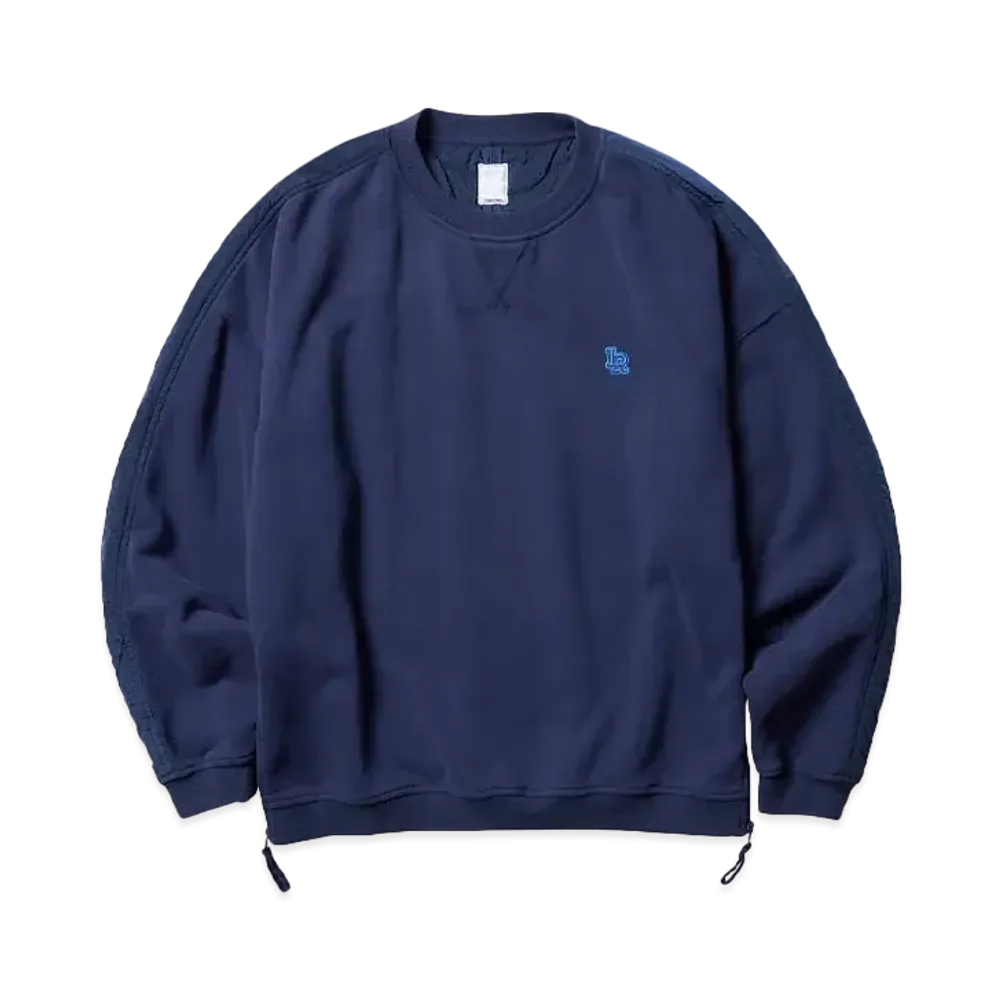 Liberaiders COTTON FLEECE QUILTED CREWNECK III "NAVY"