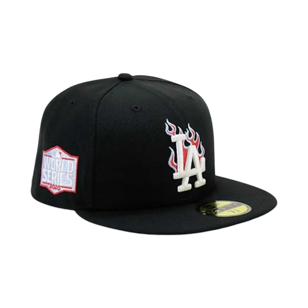 NEW ERA x THE CAP "BLAZE OUT" 59Fifty Los Angeles Dodgers "Black"