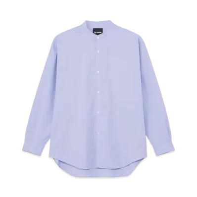 Goldwin Oversized Band Collar Shirt (Unisex) "Saxe "