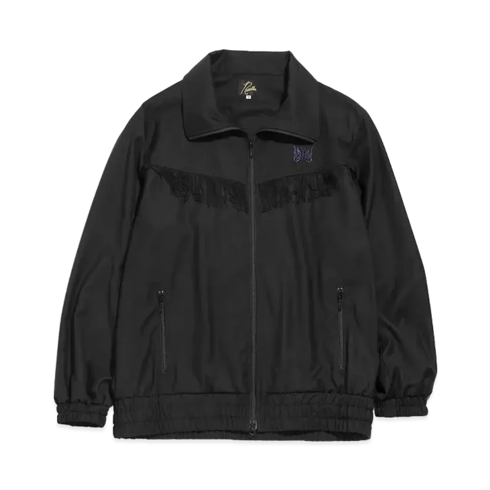 Needles FRINGE TRACK JACKET - PE/R GABARDINE "Black"
