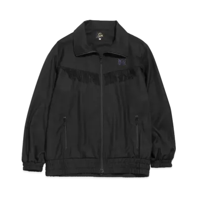 Needles FRINGE TRACK JACKET - PE/R GABARDINE "Black"