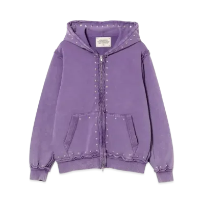 BEAMS FUTURE ARCHIVE Fade Studs Hoody "Purple"