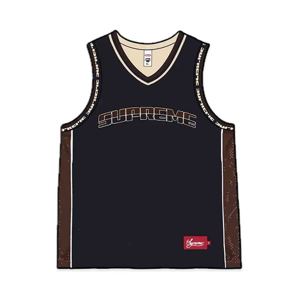 Supreme Reversible Basketball Jersey "Black"