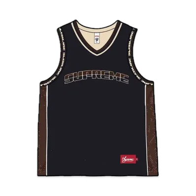 Supreme Reversible Basketball Jersey "Black"