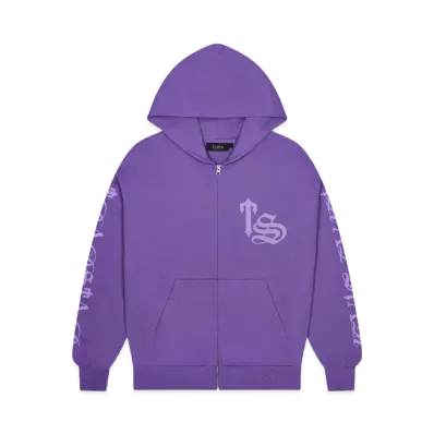 TRAPSTAR Script Hoodie "Purple"