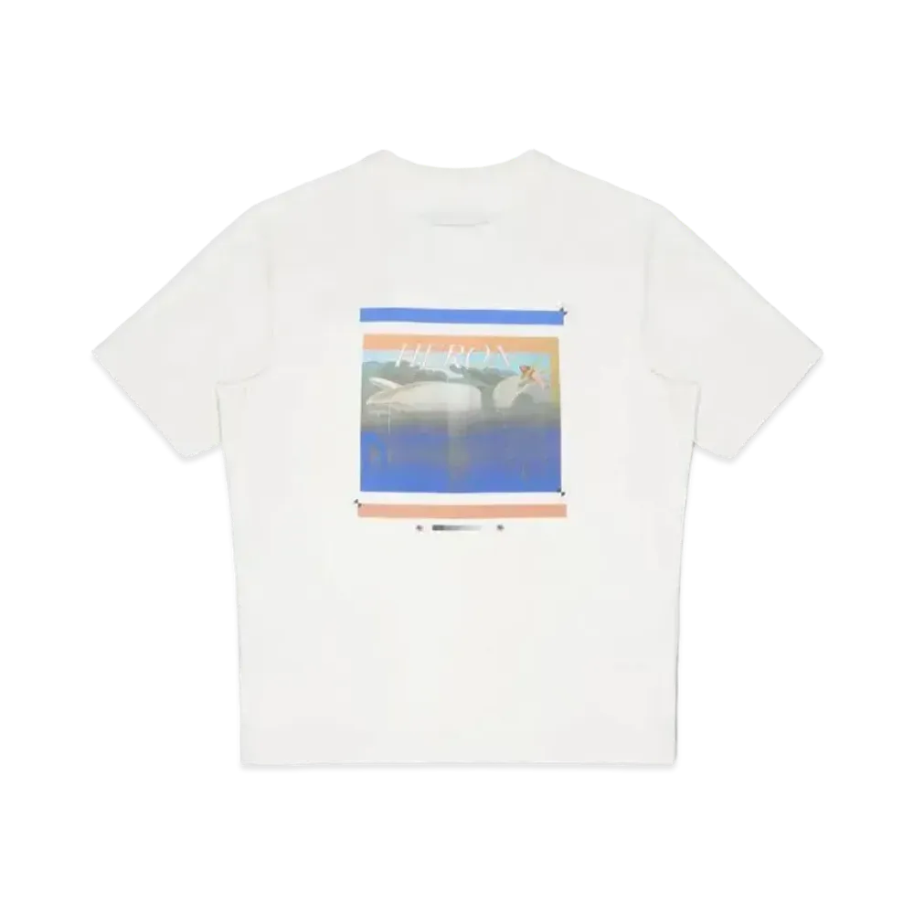 HERON PRESTON Misprinted Heron SS Tee "White"