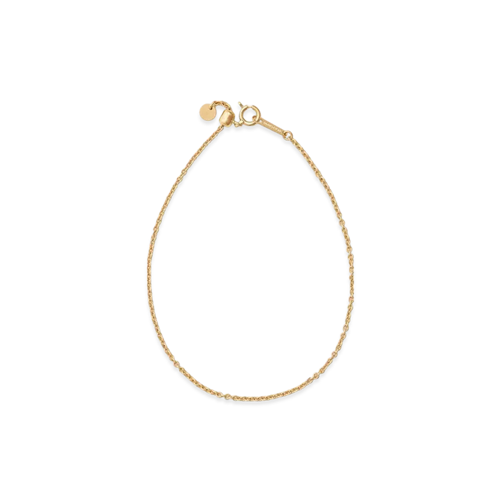 everyone 18K Gold Simple Bracelet 16.0cm "Gold"