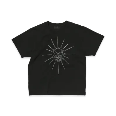 THUG CLUB TC Riding Skull StiTCh T-Shirt "Black"