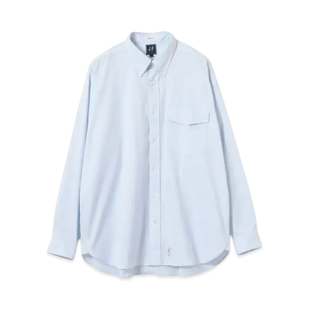 B:MING by BEAMS x J.PRESS ORIGINALS Oxford Button Down Shirt "Sax"