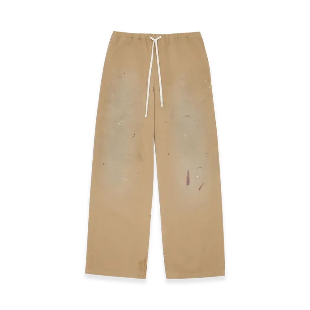 MM6 Maison Margiela Men's Cotton Trousers "Sand Beige"