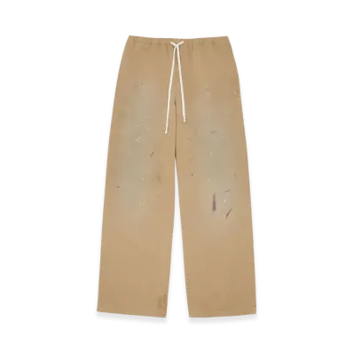 MM6 Maison Margiela Men's Cotton Trousers "Sand Beige"