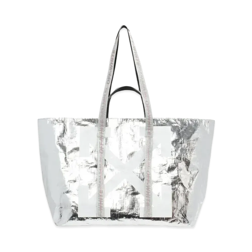 OFF-WHITE Arrows Tote Bag "Silver"