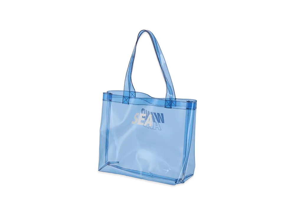 WIND AND SEA x BRIEFING GOLF Sea Clear Bag "Sax Blue"