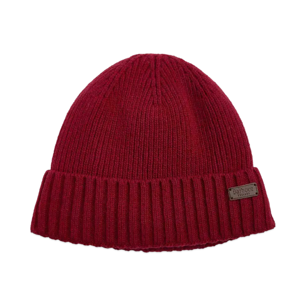 Barbour Carlton Knit Cap "Red"