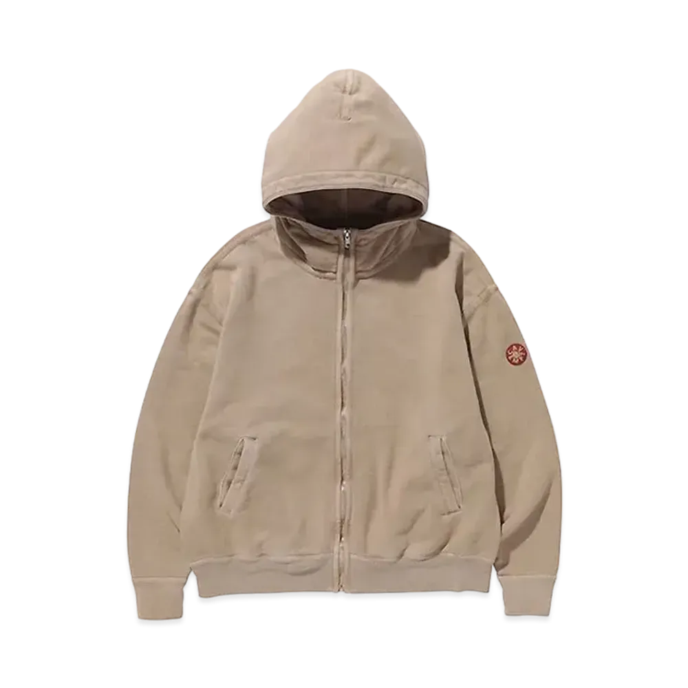 Cav Empt (C.E) OVERDYE HEAVY ZIP HOODY "Beige"