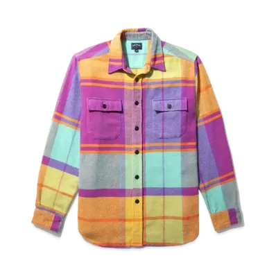 Noah Heavyweight Bright Plaid Flannel "Multi"