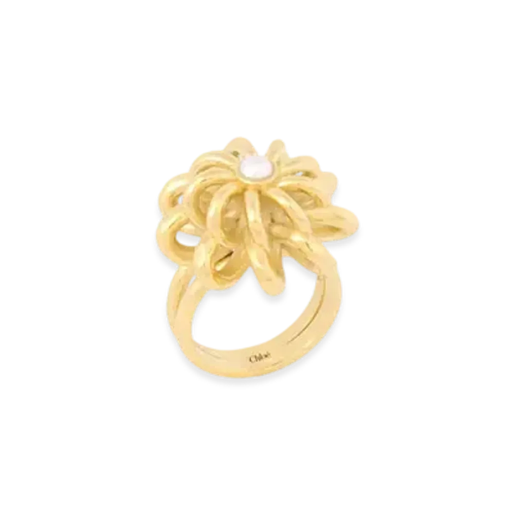 Chloe The Chloe Mechanical Flowers Ring "Vintage Gold"