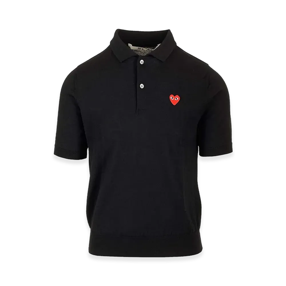 PLAY COMME des GARCONS Polo Shirt "Black"