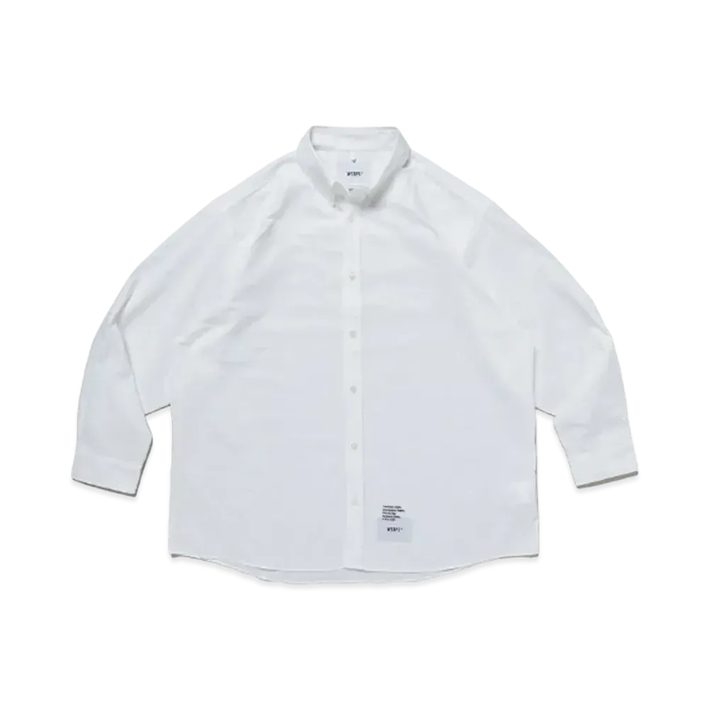 WTAPS BD / LS / Ctpl. Oxford. Coolmax "White"