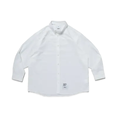 WTAPS BD / LS / Ctpl. Oxford. Coolmax "White"