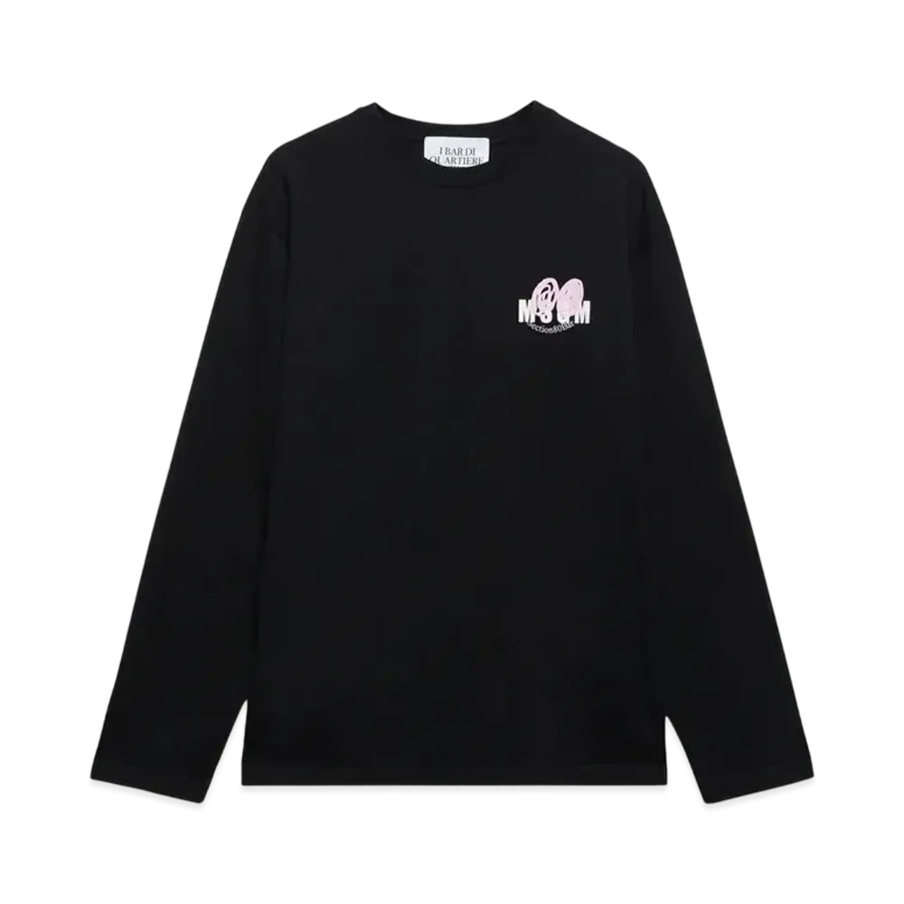 MSGM x Section80Bar Long Sleeve T-Shirt "Black"