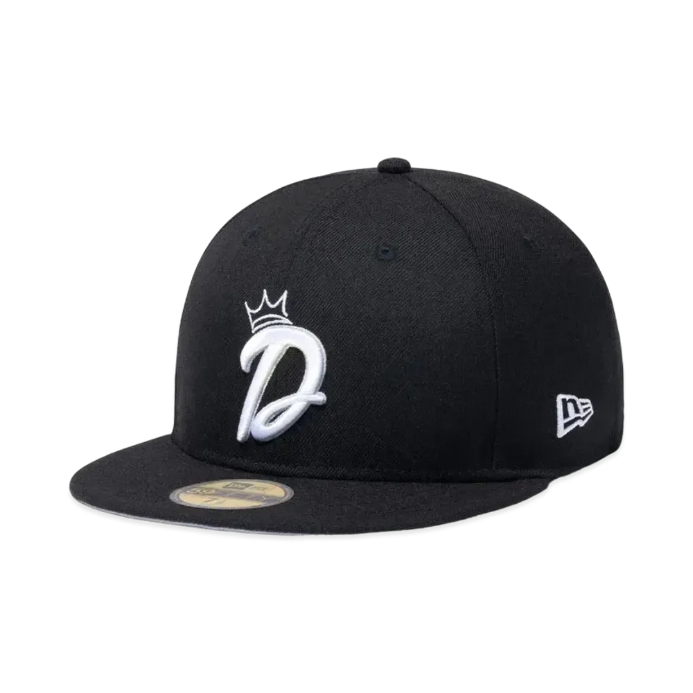 NEW ERA 59FIFTY Dogear Records D-logo Under Visor "Black"