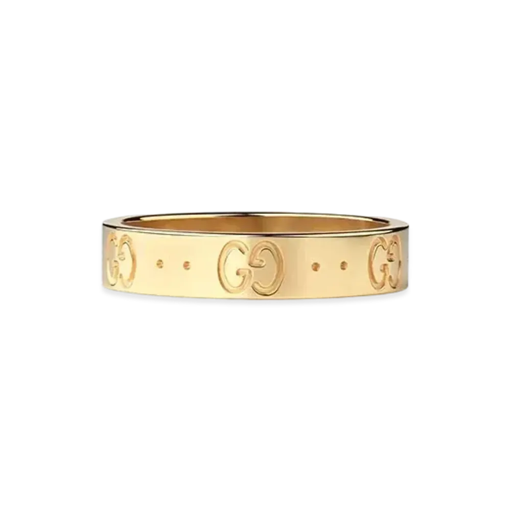 GUCCI Icon Thin Ring "Yellow Gold"